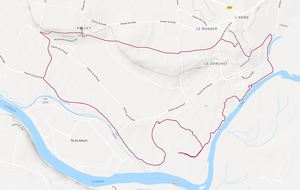 Rando à Saint Maurice De Gourdans - 12 Km - facile (modification programme)