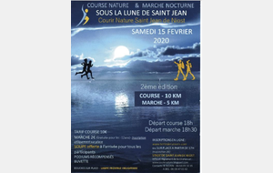 Sous la lune de saint Jean ( hors club) 5 km* RV à 18 h stade St JEAN de Niost